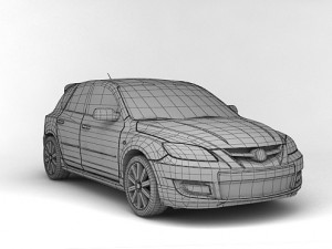 mazda polo 3D Model