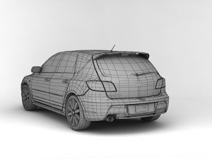 mazda polo 3D Model