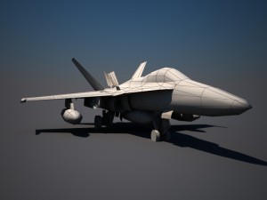 f18 Modelo 3D