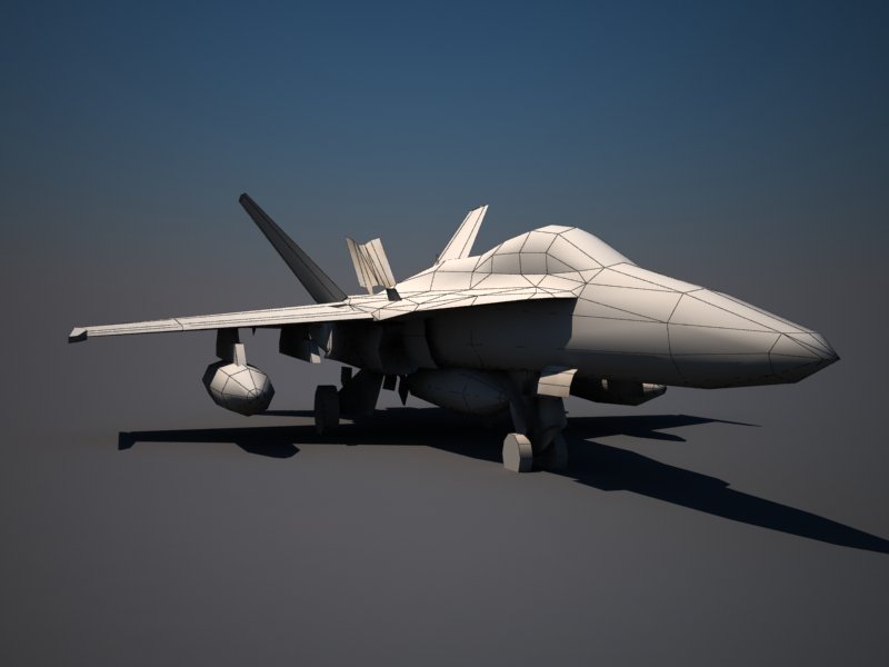 f18 3D Models in Combat 3DExport