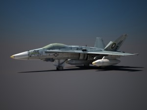 f18 Modelo 3D