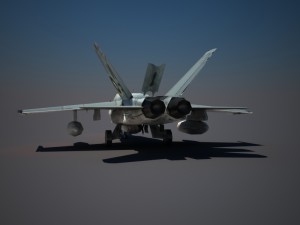 f18 Modelo 3D