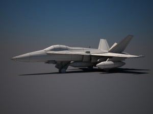 f18 Modelo 3D