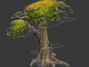 tree low poly 3D-Modell