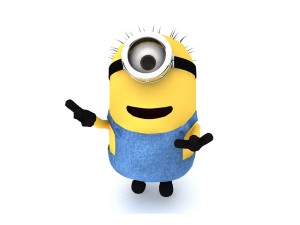 minion rigged body and face 3D Model