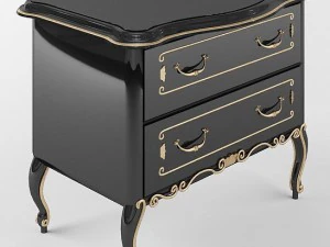 100 high quality nakas side bed 3D Model