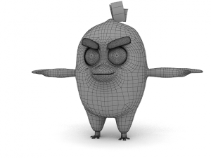 angry bird red bird mood breaker 3D Model