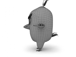 angry bird red bird mood breaker 3D Model