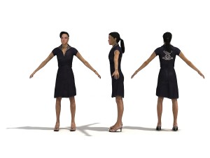 50 people pose high quality 3Dモデル