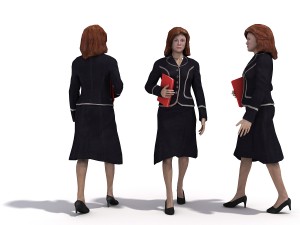 50 people pose high quality 3Dモデル