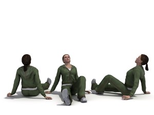 50 people pose high quality 3Dモデル
