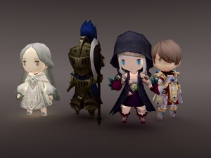 low poly character rigged 3D Model