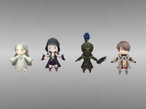 low poly character rigged 3D Model