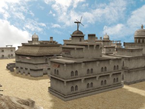 arabic city low poly 3D 模型