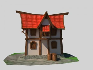 low poly house 3D Model