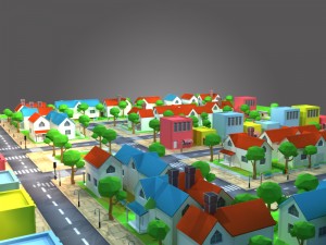 housing lowpoly 3D Model