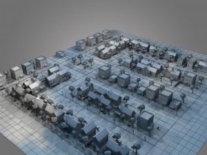 housing lowpoly 3D Model