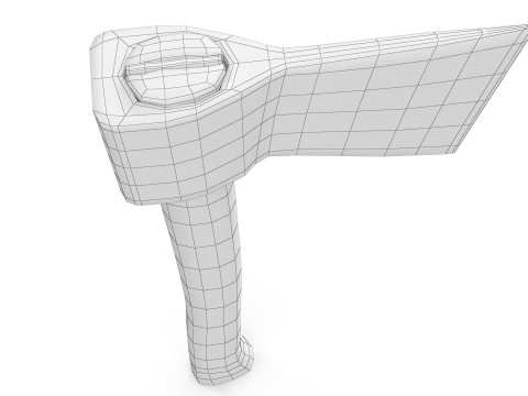Oude bijl 3D Model