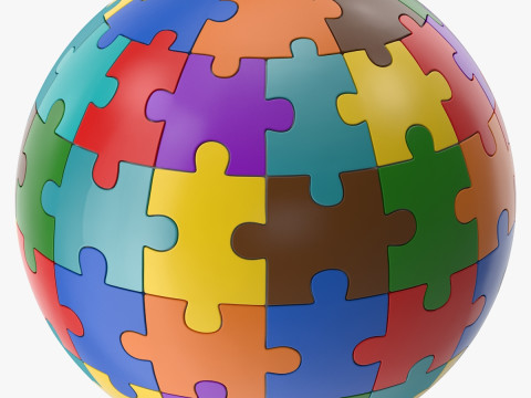 Teka-teki Bola Model 3D