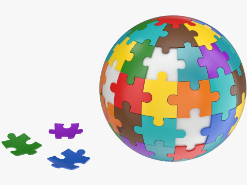 Sphere Puzzle 3D Model