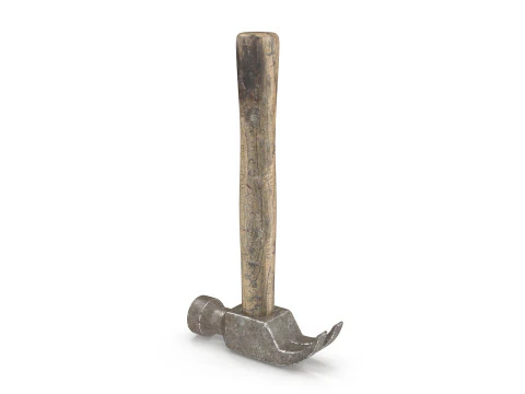 Old Hammer 3D Model