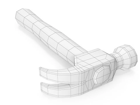 Old Hammer 3D Model