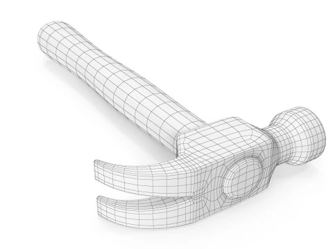 Old Hammer 3D Model
