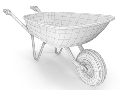 Kruiwagen 3D Model