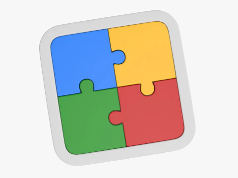 Puzzle 4 Piece 3D Model