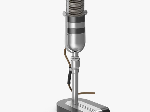 Mikrofon Klasik Model 3D