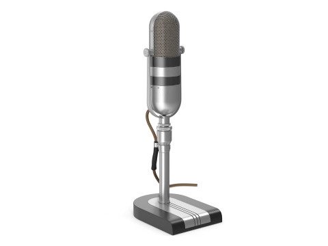Classic Microphone 3D Model