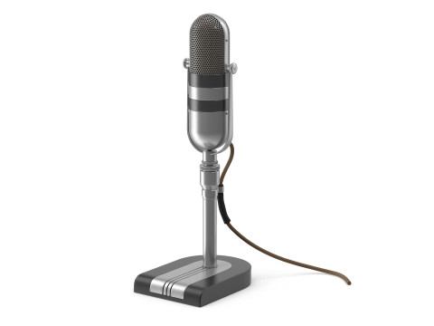 Classic Microphone 3D Model