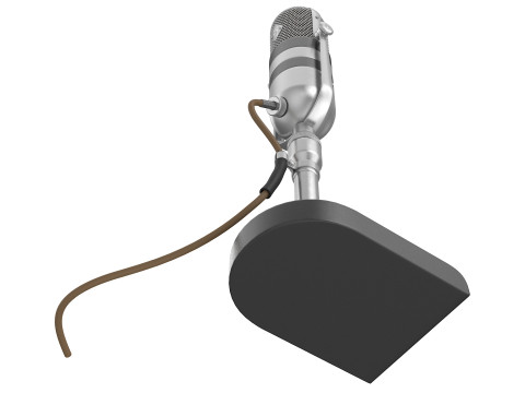 Classic Microphone 3D Model