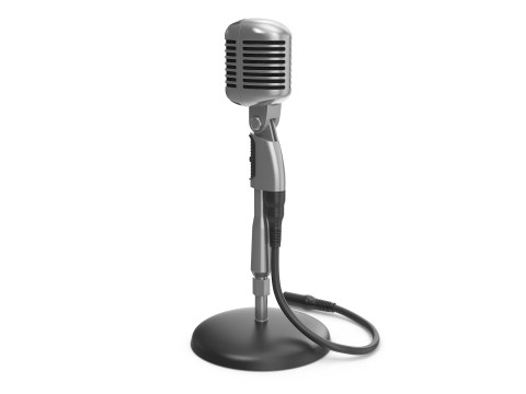 Классический микрофон 3D Модель