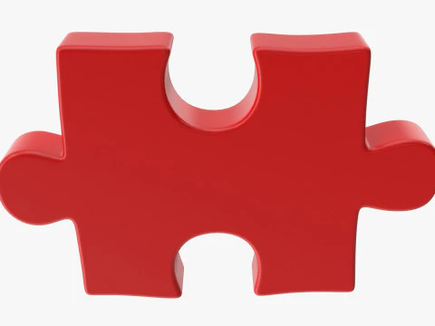Puzzle 1 Piece 3D Model