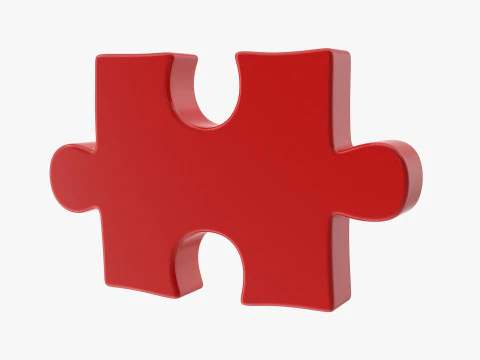 Puzzle 1 Piece 3D Model