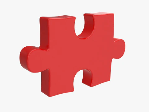 Puzzle 1 Piece 3D Model