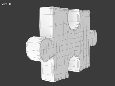 Puzzle 1 Piece 3D Model