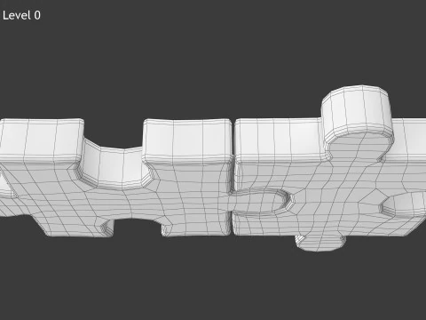 Puzzle 2 Piece 3D Model