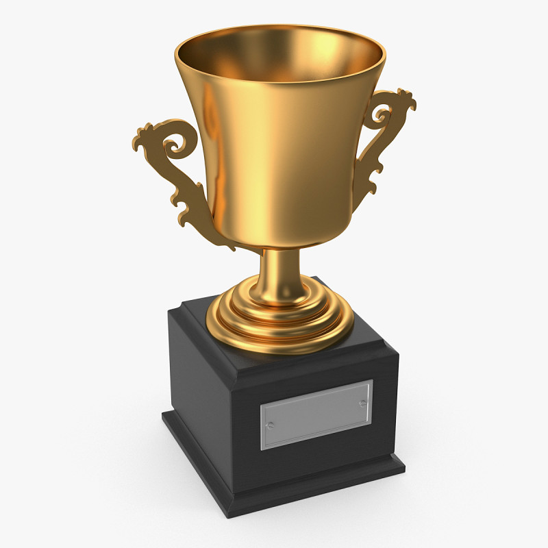 Coppa d'Oro Modello 3D .c4d .max .obj .3ds .fbx .stl .blend 