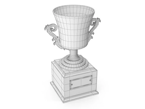 Goldpokal 3D Modell