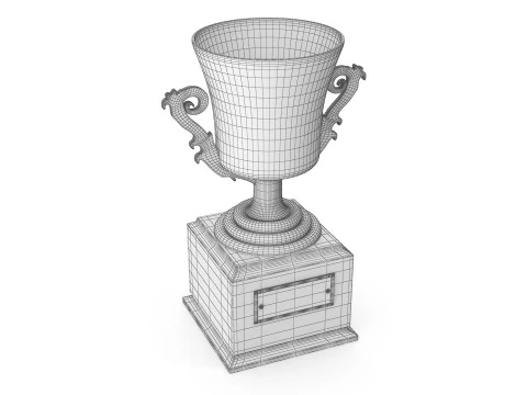 Goldpokal 3D Modell