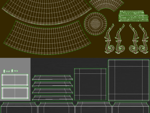 Coppa d'Oro Modello 3D