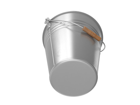 Metal Bucket 3D Model