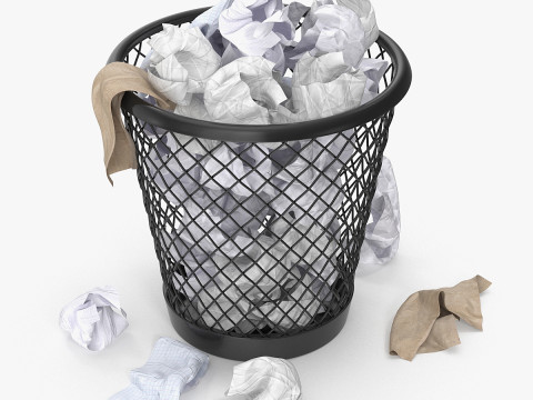 有线金属箱 3D 模型