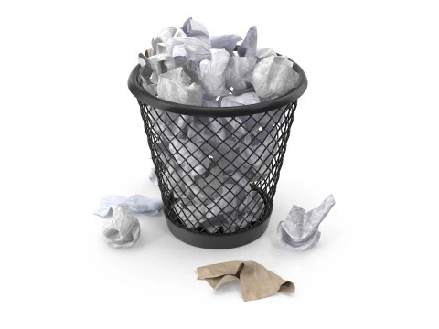 Wired Metal Bin 3D Model