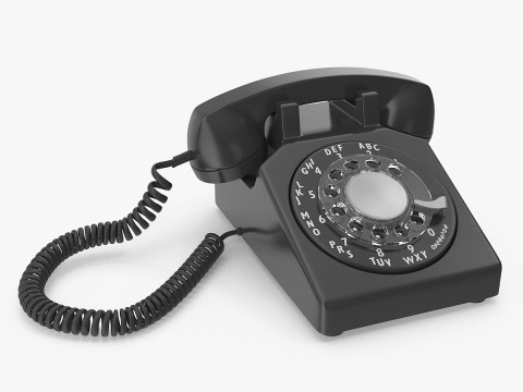 Stary telefon Model 3D