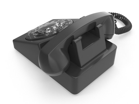 Старый телефон 3D Модель