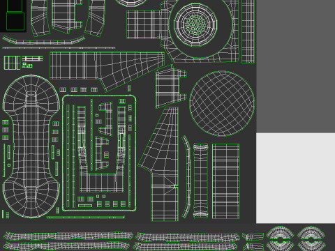 Старый телефон 3D Модель