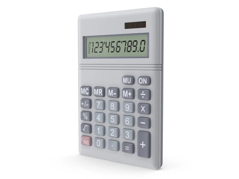 कैलकुलेटर 3D मॉडल